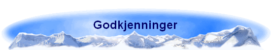 Godkjenninger